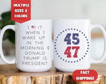 Trump Mug, Funny Trump Mug, Trump Merch, Funny Political Mug, Gift For Republican, Funny Trump Gift, Donald Trump 2024 Ceramic Coffee Mug