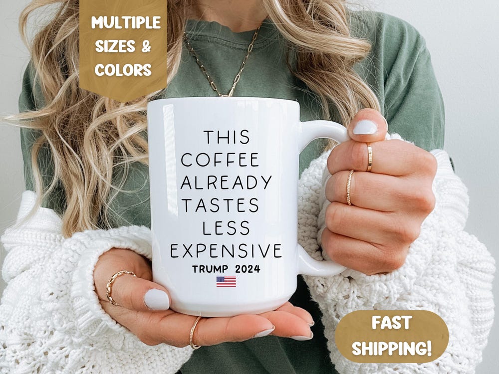 Ceramic Mug Trump Mug, Funny Trump Mug, Trump Merch, Funny Political Mug, Gift For Republican, Funny Trump Gift, Donald Trump 2024 Ceramic Coffee Mug Donald Trump Mug Men Women Prowallart