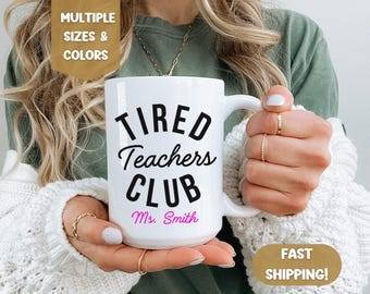 Teacher Mug Personalized, Mug For Teacher, Custom Teacher Gifts, Teacher Christmas Gifts, Custom Teacher Mug Gift, Teacher Appreciation Gift