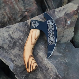Best Pizza Axe | Hand Forged Axe | Viking Pizza Axe | Pizza Cutter | Perfect Birthday, Father’s Day & Christmas Gift for Pizza Lovers USA