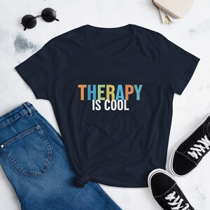 Therapy is Cool Women&#39;s short sleeve t-shirt
