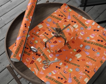 life of a Birthday Girl Wrapping Paper – Festive Occasion Gift Wrap