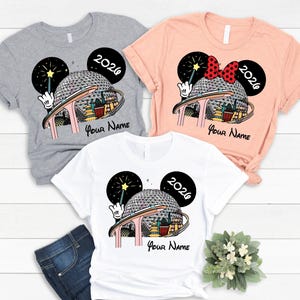 Disney World Epcot Family Vacation 2026 Matching Shirts, Custom Epcot Trip Shirts, Personalized Disney World Epcot 2026 Shirts
