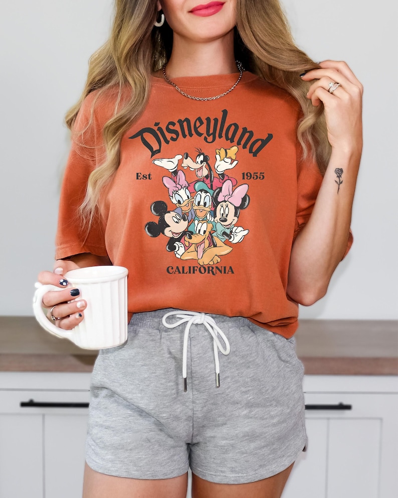 Retro Disneyland Family Trip Shirt: Comfort Colors Vintage Style Bild 2