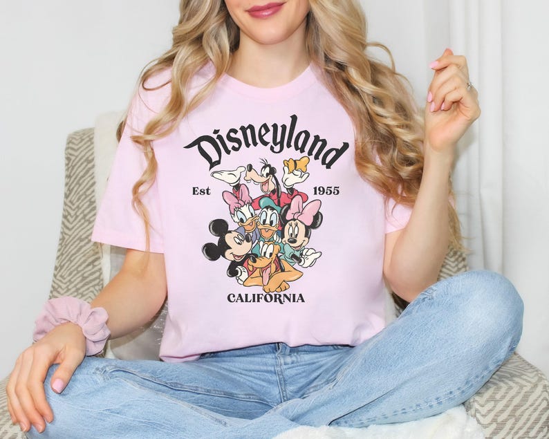 Retro Disneyland Family Trip Shirt: Comfort Colors Vintage Style Bild 7