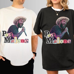 Vintage Post Malone Shirt, Cowboy Post Shirt, Country Shirt, Western Graphic Tee, Concert Shirt, Festival Shirt, Post Malone Bootleg Tee