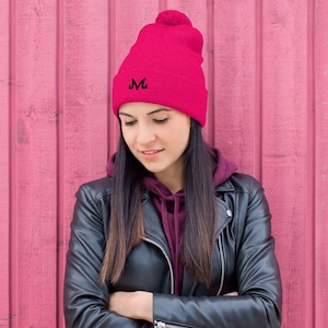 Majin | Pink Pom-Pom Beanie
