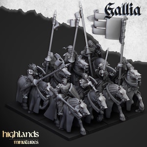 Gallia Young Knights - Highlands Miniatures - Breton Proxies