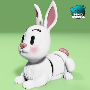 Hopsa Cute Rabbit - Articulated fidget - Rabbit Flexi Toy