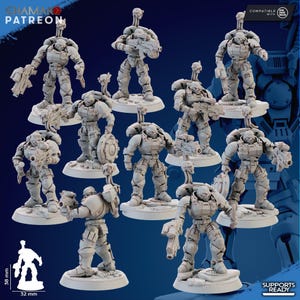 Imperators Incursor with Servospy - Ghamak Miniatures Grimdark Void Marines