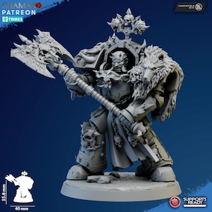 Exterminator Lord 4 - Grimdark Void Marine -Ghamak Miniatures