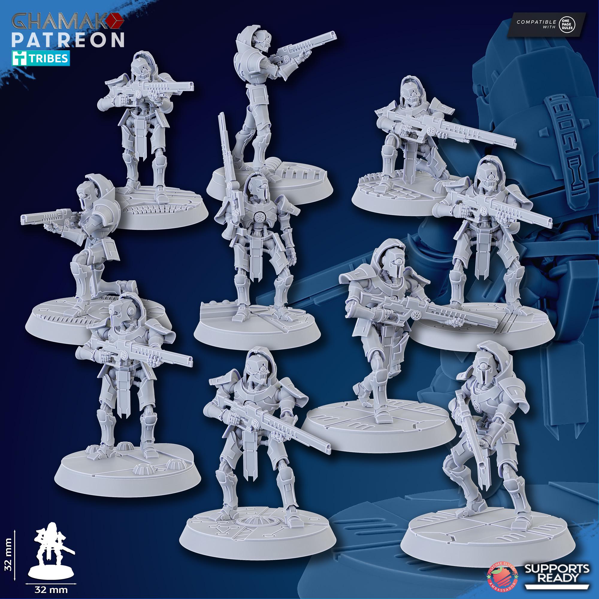 Deathmark Snipers - Necron Proxy - Ghamak Miniatures