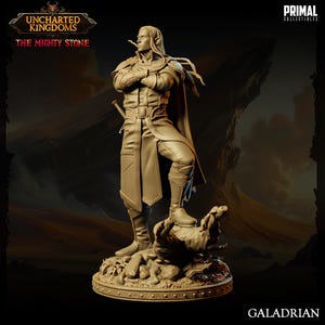 Galadrian Elf - Uncharted Kingdoms 3D Gedruckte Harz-RPG/Tabletop/Brettspiele Miniature Primal Sammlerstücke