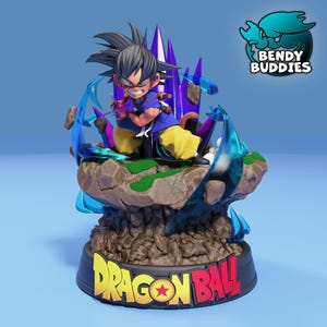 Kid Goku - Dragonball - Collectible Fanart Statue - Bendy Buddies