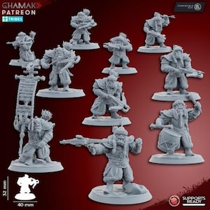 Orc Arbans with crossbow - Miniatures by Ghamak