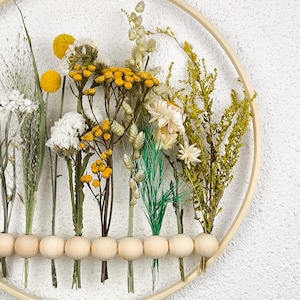 Wildflower Dreamscape: Handcrafted Rustic Wall Hanging - Etsy