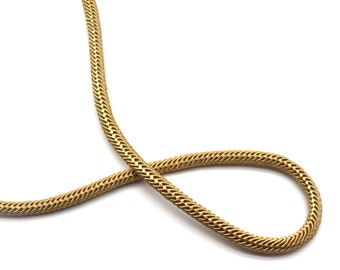 Vintage Gold Metallic Twisted Cord Trim, No Lip - 2 Yards