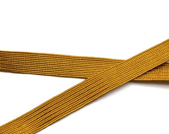 trimming vintage luxury grosgrain style tape trim gold high quality pierre houles paris pillows upholstery crafts T 788 by the yard