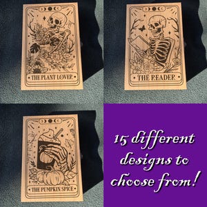 Wooden Tarot Card Box | Trinket Box | Treasure Box | Crystal Storage Box | Tarot Deck Box | Witch Altar Box | Stash Box | Fun Tarot Holder