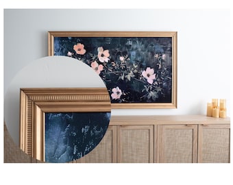 Samsung TV frame, Custom tv frame, frame any tv, antique home decorations, Modern house Decor, gifts for mom, unique gift, DIY