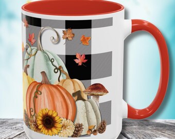 Autumn Coffee Mug | Fall Coffee Mug | 15 oz Ceramic Mug | Birthday Christmas Gift Mug | Mug for Fall Lovers | Autumn Mugs | Fall Season Mug