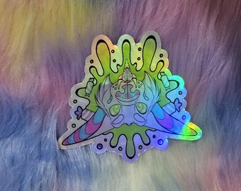 Candy Wolf Sticker