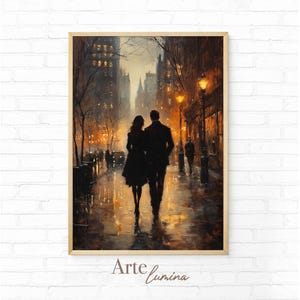 Arte de pared romántico vintage, pintura de corazón de amor, obra de arte imprimible para el día de San Valentín, regalo de cumpleaños de Navidad, impresión digital descargable 57