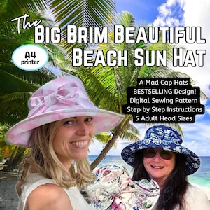 Palm Hat, Big Brim Hat, Flat Brim Hat, Hats for Men, Hats for Women, Fashion Hat, Summer Hat, Beach Hat