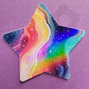 Star Galaxie Sticker holographisch