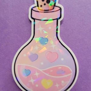 Potion sticker holografischer metaphysischer Aufkleber