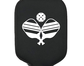 Paddle And Ball, Pickleball Gift, Pickleball Paddle Cover, Pickleball Bag, Pickleball Accessories, Pickleball Lover, Pickleball Addict - 005