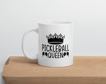 Pickleball Queen, Pickleball Gift, Pickleball Lover, Pickleball Accessory, Pickleball Mug