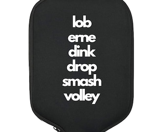 Pickleball Shots, Pickleball Gift, Pickleball Paddle Cover, Pickleball Bag, Pickleball Lover, Pickleball Addict