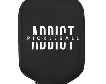 Pickleball ADDICT, Pickleball Gift, Pickleball Paddle Cover, Pickleball Bag, Pickleball Accessories, Pickleball Lover, Pickleball Addict