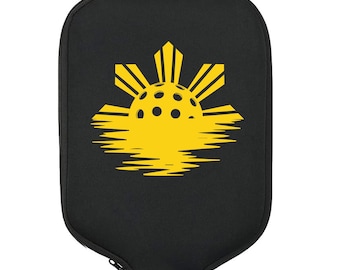 Philippine Sun Reflection, Pickleball Gift, Pickleball Paddle Cover, Pickleball Bag, Pickleball Accessories, Pickleball Lover - 018