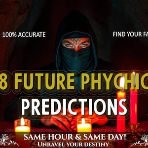 8 Zukunftspsychische Voraussagen, Tarotkartenlegung, zukünftige psychische Lesung, Wahrsagerinlesung, gleiche Stunde Liebeslesung