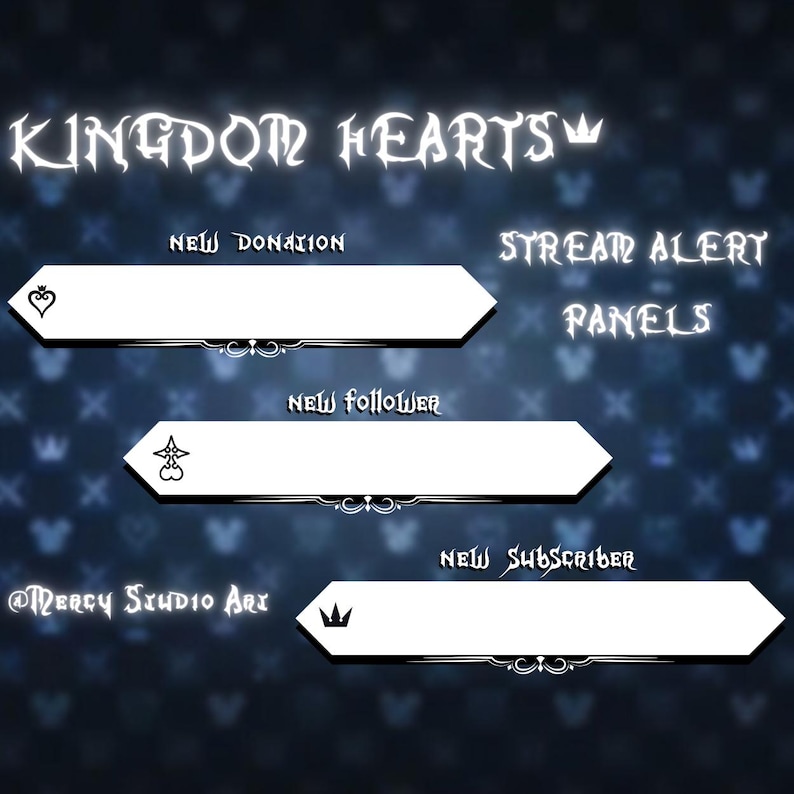Minimalistic Kingdom Hearts Twitch Stream Pack ! - Etsy