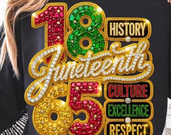Juneteenth de 1865 PNG, Diseño del Día de la Libertad de la Historia Negra, Orgullo Afroamericano (Descarga digital)