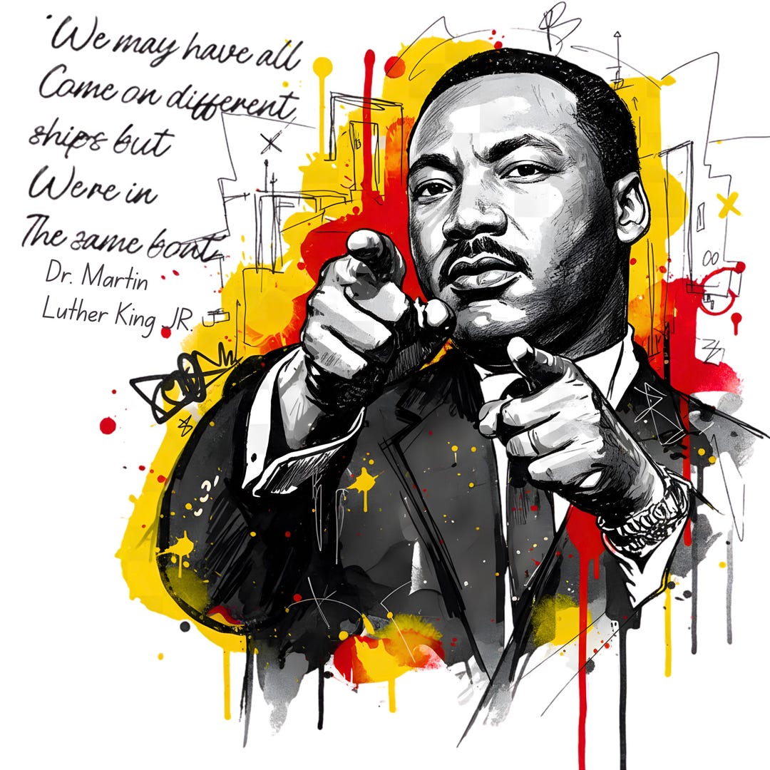 Martin Luther King Jr. Art, Civil Rights Leader, Black History ...