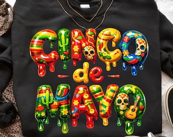 Cinco De Mayo Sombrero PNG, Diseño de sublimación Fiesta Drinko (Descarga digital)