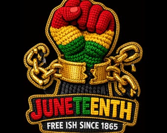 Juneteenth Black Power Fist PNG SVG (Digital Download) – Since 1865 Freedom Design