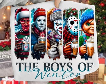 Christmas Horror Movie PNG: Merry Creepmas Design (Digital Download)