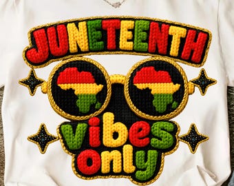 Juneteenth Vibes PNG: Coquette Bow Sublimation (Digital Files)