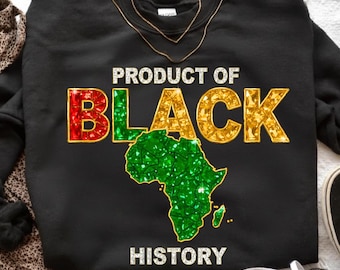 Producto de la Historia Negra SVG PNG, Excelencia Afroamericana (Descarga Digital)
