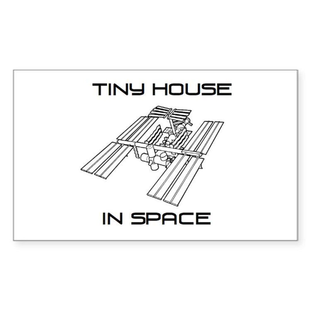 Iss Sticker Gift Sticker Tiny House International Space Station Sticker Gift THOW ...