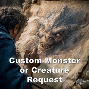 Custom D & D Fantasy Monster oder Creature Portrait Bild anfragen