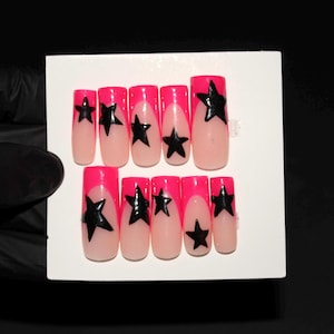 Stars | press on nails | y2k nails