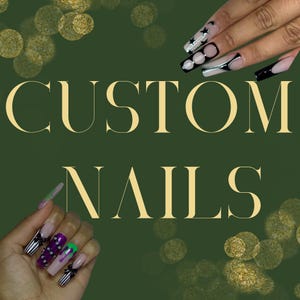 Custom press-on nails