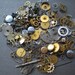 Jenna reviewed WHAT you SEE is what you GET - Vintage steampunk watch parts, 1/2 oz (14 grams) - Lots of tiny gears, wheels, hands, crowns, and stems