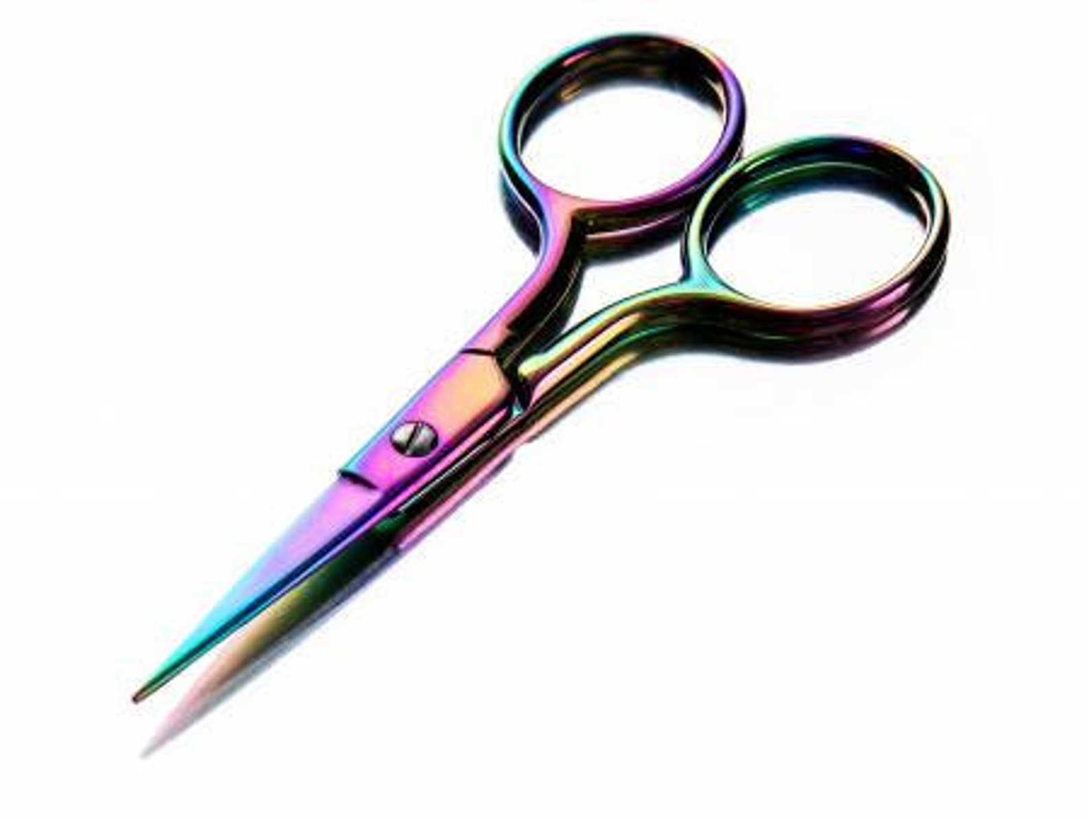 Rainbow Titanium Embroidery Scissors Ready to Ship Etsy